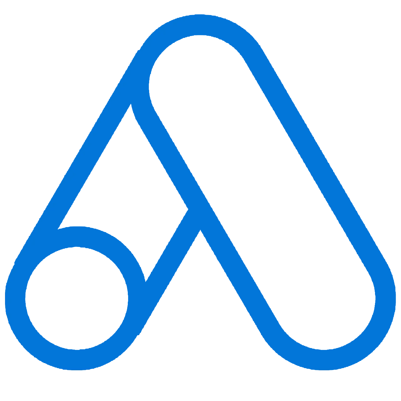 ايقونة انشاء وادارة اعلانات جوجل